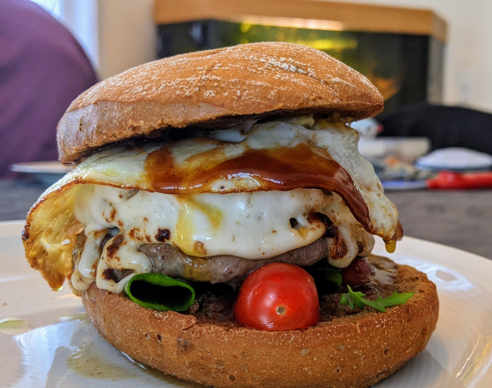 Double Egg Burger