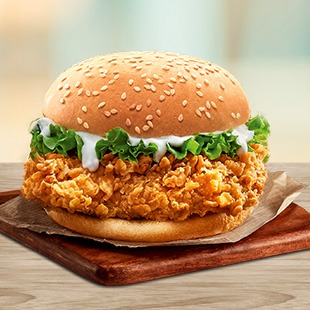 Chicken Classic Zinger Burger With Cheese