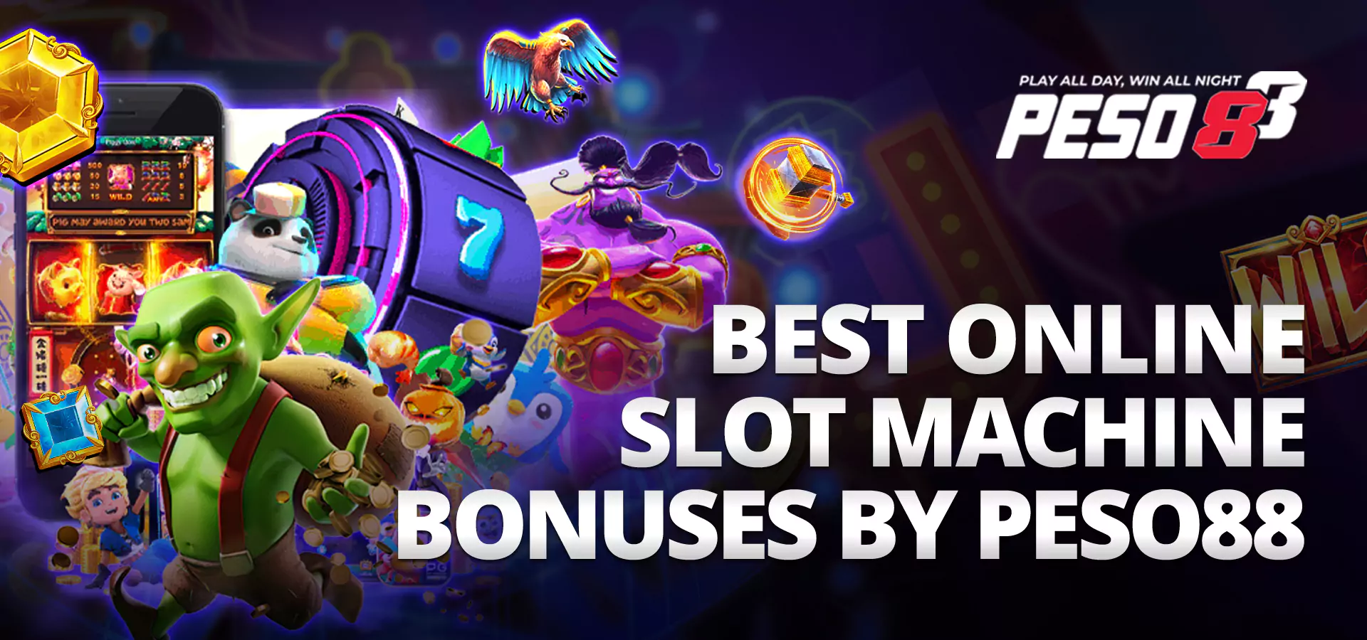 best online slot machine bonuses by peso88