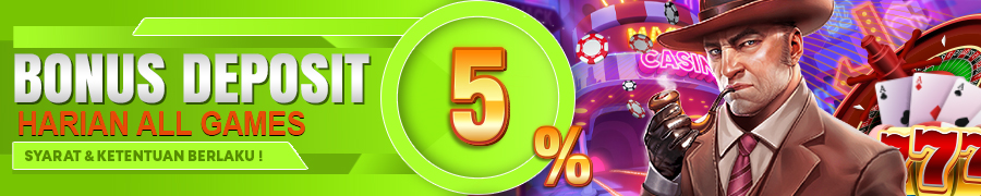 BONUS DEPOSIT HARIAN 5%