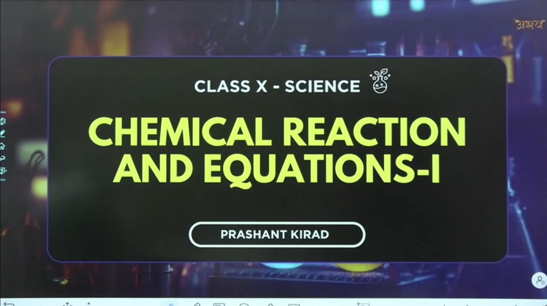 Chemical reactions and Equations | L-01