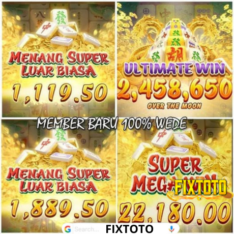 FIXTOTO 🏆️ Slot Bet 100, 200 Perak Judi Online Uang Asli Gacor Gampang Menang Maxwin Hari InI